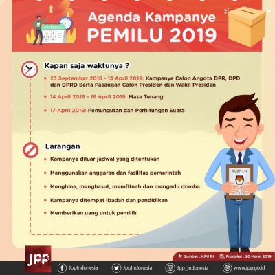 Agenda  Kampanye Pemilu 2019 - 20190321